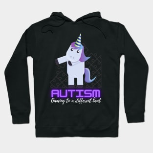 Autism awareness Dabbing unicorn puzzle piece kids Hoodie